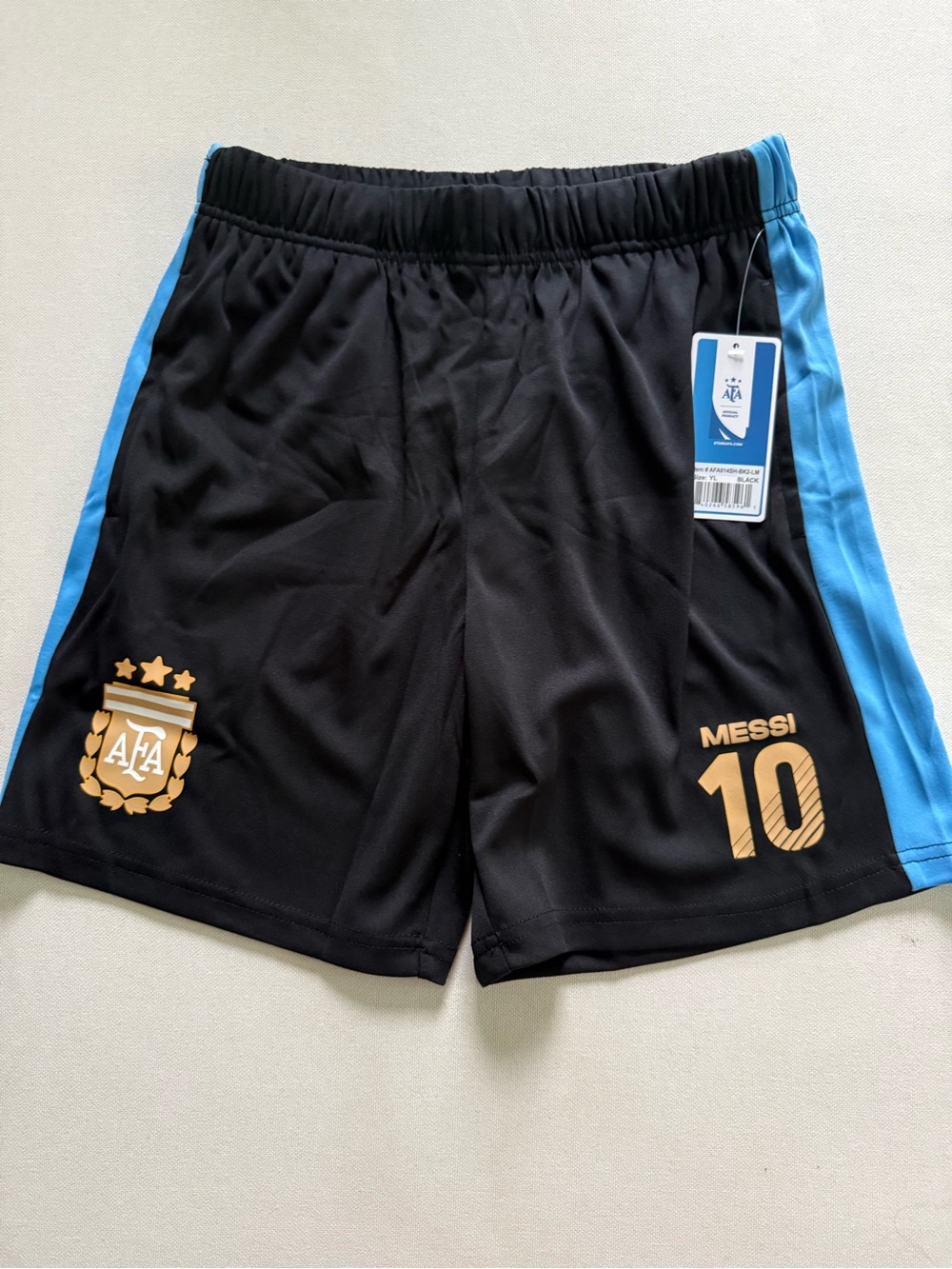 NWT Youth Messi Argentina Athletic Shorts
